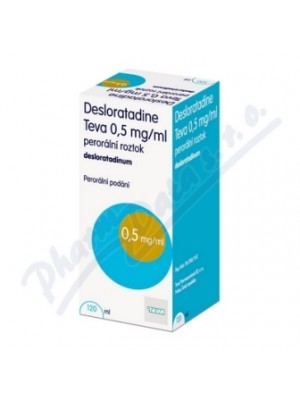Desloratadine 0,5 mg/ml. 120 ml.