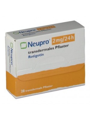 Neupro 2 mg.  24 h. 28 transdermal patches