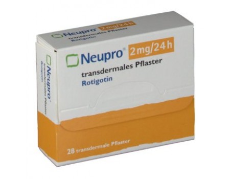 Neupro 2 mg.  24 h. 28 transdermal patches
