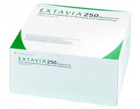 Extavia 250 mcg. 15 vials
