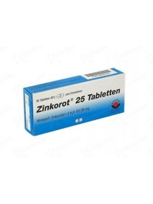 Zinkorot 25 mg. 20 tablets