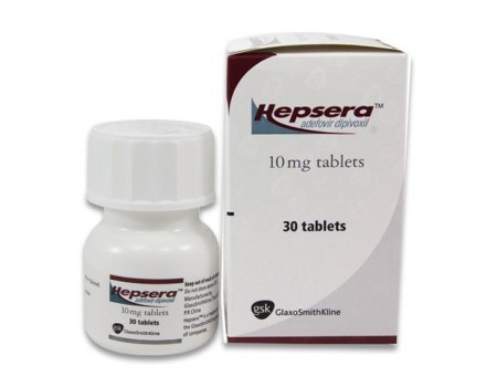 Hepsera 10 mg. 30 tablets