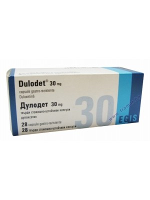 DULODET 30 mg. 28 capsules