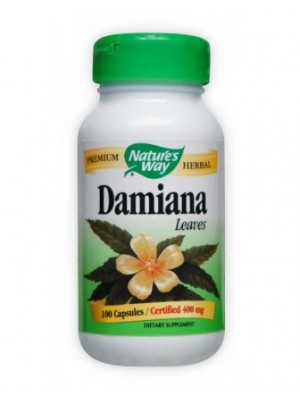 Damiana 400 mg. 100 capsules