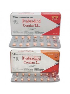 Ivabradine 7,5 mg. 56 tablets