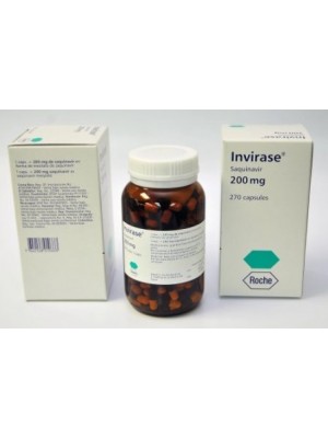 INVIRASE 200 mg. 270 capsules