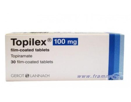 TOPILEX 100 mg. 30 tablets
