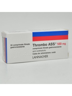 Thrombo ASS and 100 mg. 30 tablets
