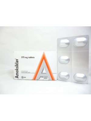 AMOKSIKLAV 375 mg. 15 tablets