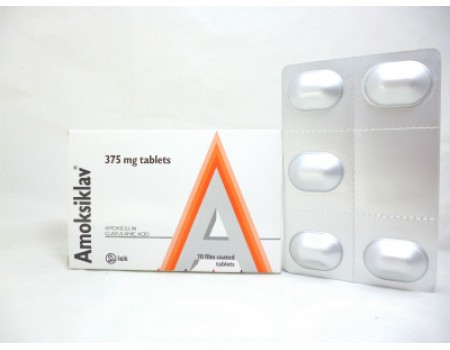 AMOKSIKLAV 375 mg. 15 tablets