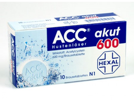ACC akut 600 mg. 10 tablets