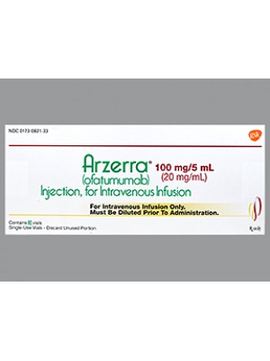 ARZERRA 100 mg. 5 ml. 3 vials
