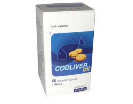 Codliver oil 150 mg. 60 capsules
