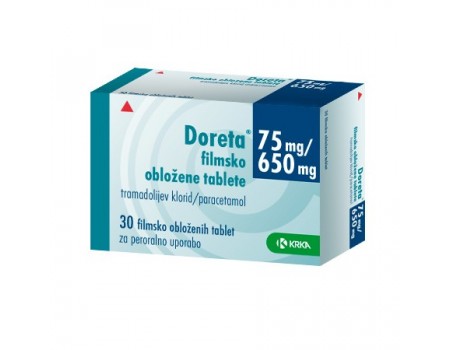 DORETA 75 mg. / 650 mg. 30 tablets