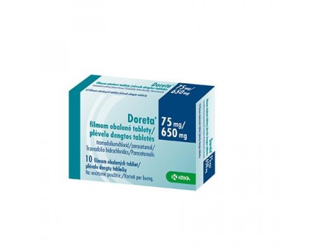 DORETA 75 mg. / 650 mg. 10 tablets