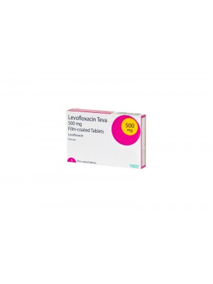 Levofloxacin 500 mg. 5 tablets