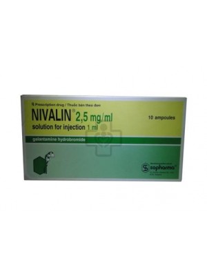 Nivalin 2.5 mg. 1 ml. 10 ampoules