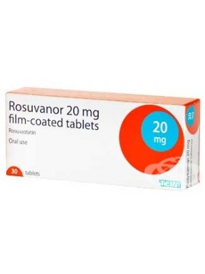 ROSUVANOR 20 mg. 30 tablets