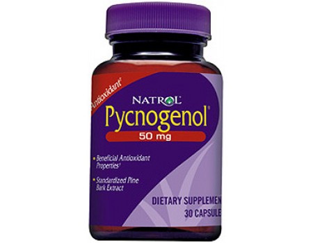 Pycnogenol 50mg. 30 capsules