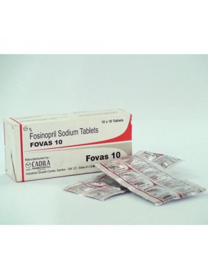 Fosinopril 10 mg. 30 tablets