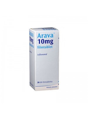 Arava 10 mg. 30 tablets