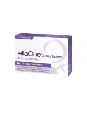 ellaOne 30 mg. 1 tablet
