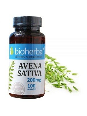 Avena Sativa 200 mg. 100 capsules