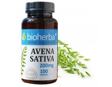 Avena Sativa 200 mg. 100 capsules