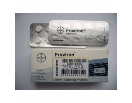 Proviron-mesterolone, 25mg. 20 tablets