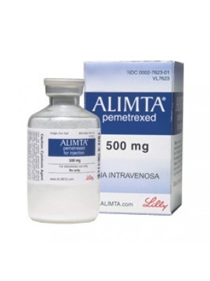 Alimta. 500 mg. 1 flacon