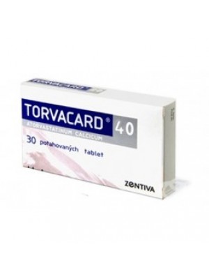 TORVAKARD. 40 mg. 30 tablets