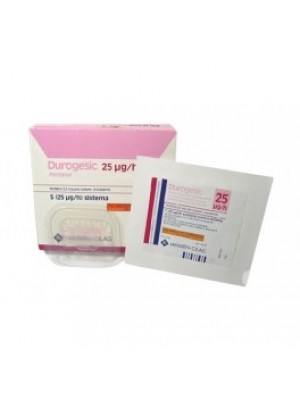 DUROGESIC transdermal patch 25 mcg. / 5 JANSSEN - CILAG