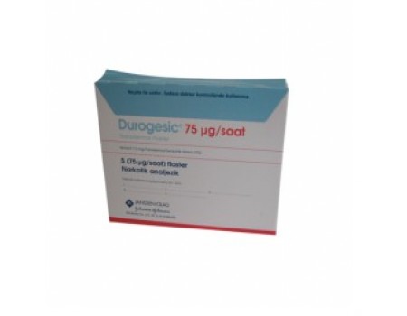 DUROGESIC transdermal patch 75 mcg. / 5 JANSSEN - CILAG