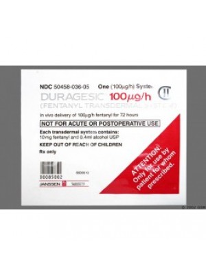 DUROGESIC transdermal patch 100 mcg. / JANSSEN - CILAG
