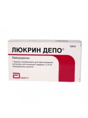 LUCRIN depot. 3.75 mg. 1. flacon
