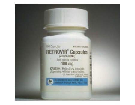 Retrovir. 100 mg. 100 capsules