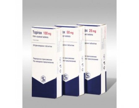 TOPIRAX. 50 mg. 28 tablets