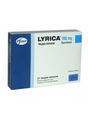 LYRICA. 100 mg. 21 capsules