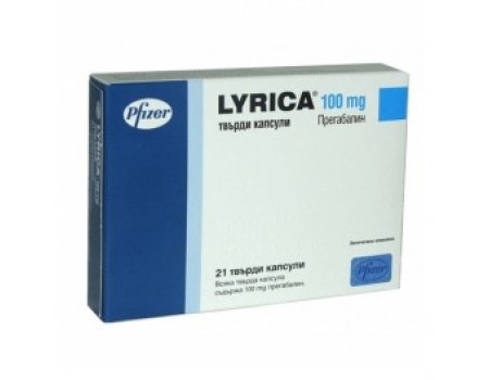 LYRICA. 100 mg. 21 capsules