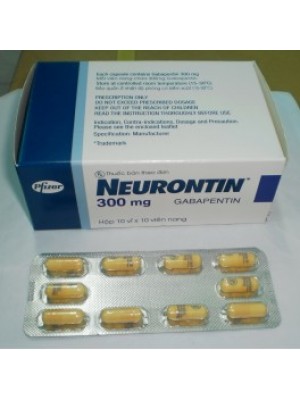 Neurontin. 300 mg. 100 capsules