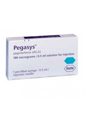Pegasys 180 micrograms solution for injection. / 0.5 ml. syringe