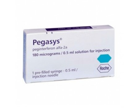 Pegasys 180 micrograms solution for injection. / 0.5 ml. syringe