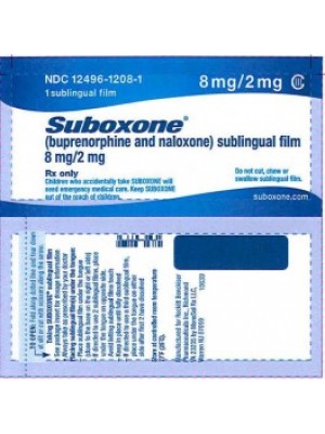 Suboxone. 8 mg. / 2 mg. 7 tablets