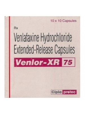 Venlafaxine XR. 75 mg. 30 capsules