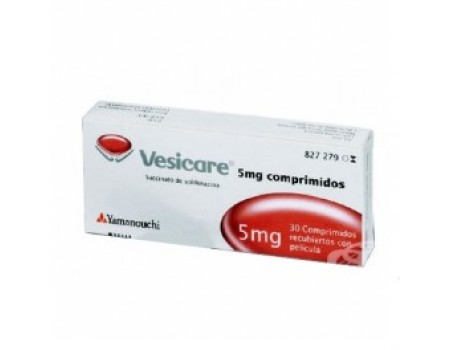 VESICARE. 5 mg. 30 tablets