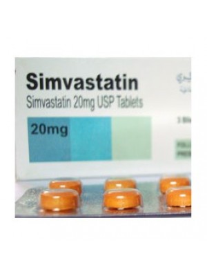 SIMVASTATIN. 20 mg. 28 tablets