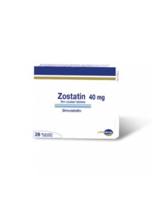 ZOSTATIN. 40 mg. 28 tablets