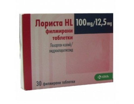 Loris HL table. 100 mg. / 12.5 mg