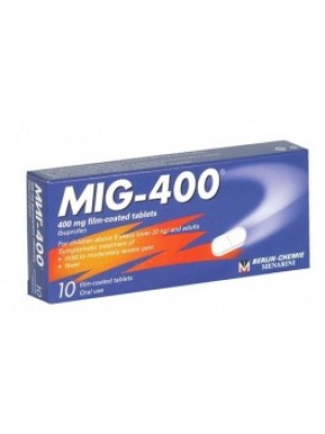 MIG 400. 400 mg. 10 tablets