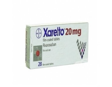 XARELTO. 20 mg. 28 tablets